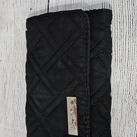 Vera Bradley wallet. Black/pink/cream/green/gray - Picture 3 of 9